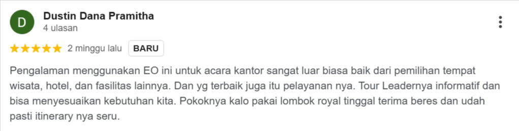 Google Review Screenshot 3